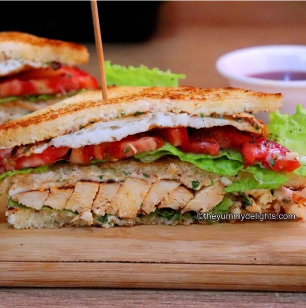 Club sandwich veg