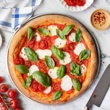 Basil Margareta pizza