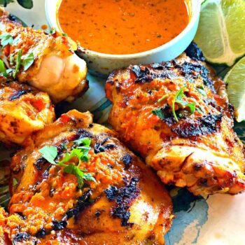 Grilled chicken with peri peri sauce